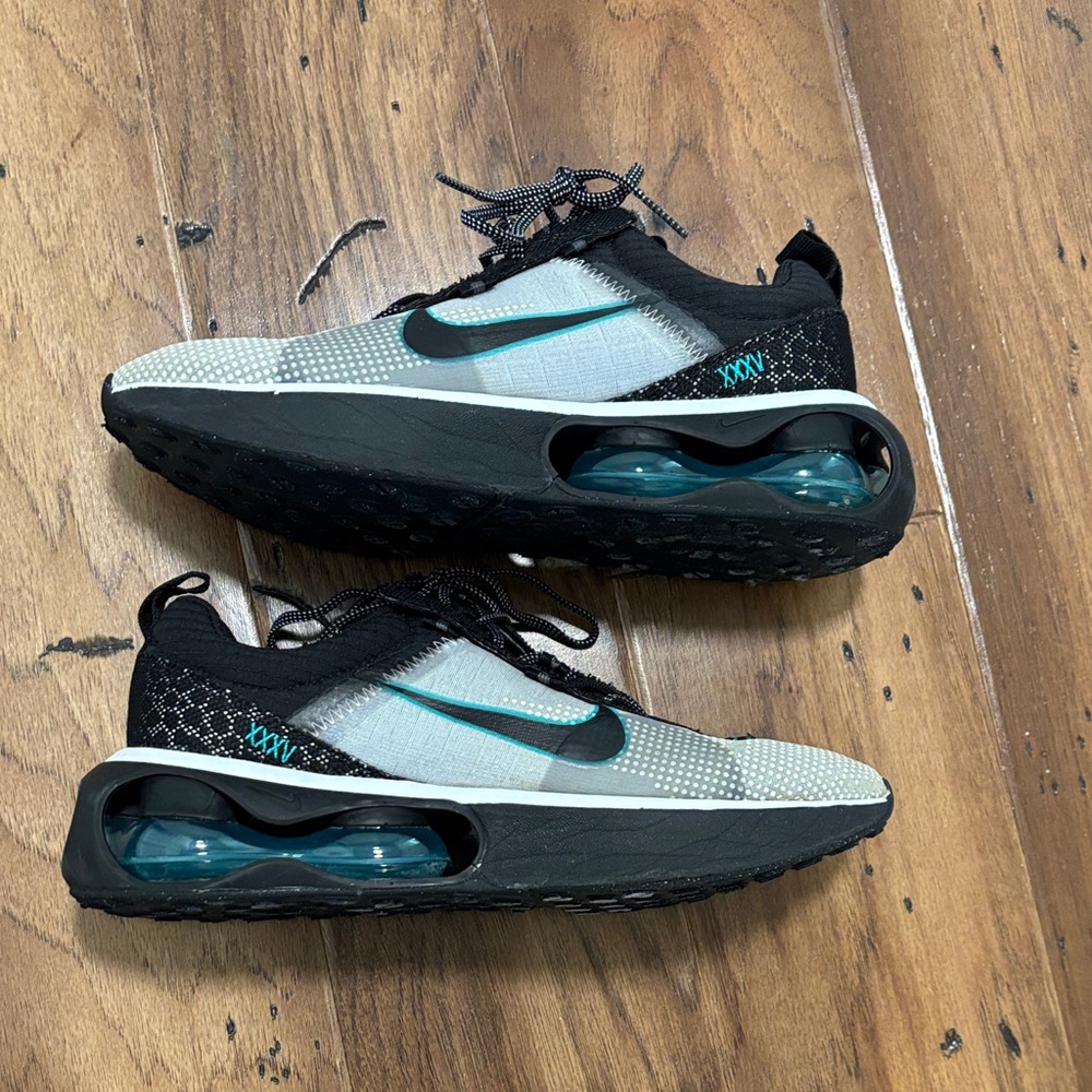 Nike Kids Sneakers Black Teal Light Gray